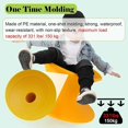 thumbnail image 5 of Gyro Sensory Swivel Chair, 360° Rotating Autism Children's Chair, AntiSlip Orange Base, 5 of 5