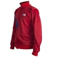 thumbnail image 4 of Veste de Survêtement Drapeau National des Caraïbes Puerto Rico Rouge pour Homme, 4 of 4