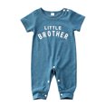 thumbnail image 1 of SUNSIOM Unisex Baby One-Piece Jumpsuit Summer Short Sleeve Printed Rompers, 1 of 9