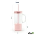thumbnail image 5 of Ello Nova 18 oz Glass Mug, Pink, 5 of 7