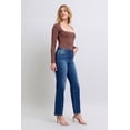 thumbnail image 4 of Judy Blue - Aubrey High Rise Side Seam Detail Straight Jeans (29" Inseam) - 82629, 4 of 7