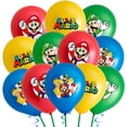thumbnail image 3 of Globos de látex de Super Mario Bros, decoración para fiestas de cumpleaños, suministros para fiestas de baby shower, dibujos animados de anime para celebrar cumpleaños, regalos, 3 of 5