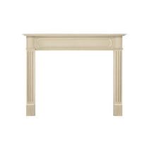 Pearl Mantels Alamo Transitional Styled Mantel Surround, Constructed With Hand Chosen Grade A Wood And Wood Veneers, Unfinished, Paint And Stain Grade, Interior Opening 50"W x 42"H