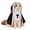 Large, variant on Halloween Cat Costume, Funny Nun-Inspired Hooded Cape for Cats & Small Dogs, Black White Pet Cosplay Outfit with Cross Detail for Parties, Photos & Dress Up