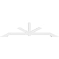 thumbnail image 2 of 96"W x 24"H x 4"D x 4"F, 6/12 Pitch, Vanguard Architectural Grade PVC Gable Bracket, 2 of 8
