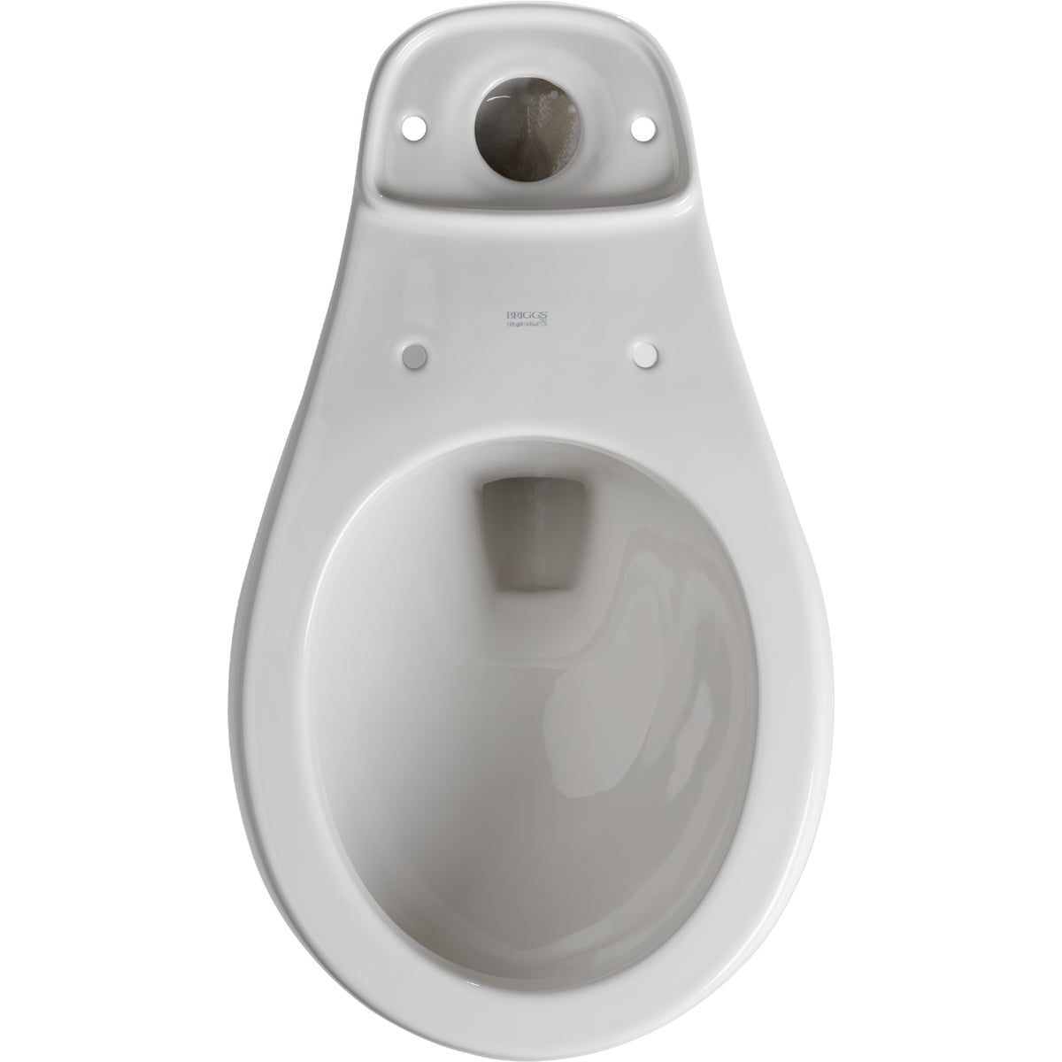 Briggs Abingdon White Round 10 In. RoughIn Toilet Bowl 4860130