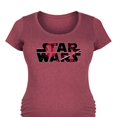 thumbnail image 3 of Star Wars - Logo Darth Vader - Maternity Scoop Neck Tee, 3 of 5