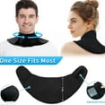 thumbnail image 3 of DERCLIVE Neck Ice Pack Wrap, Soft Gel Ice Packs for Injuries Reusable, Cold Compress for Cervical Pain Relief, Sports Injuries, Swelling, Office Pressure, Black, 3 of 8