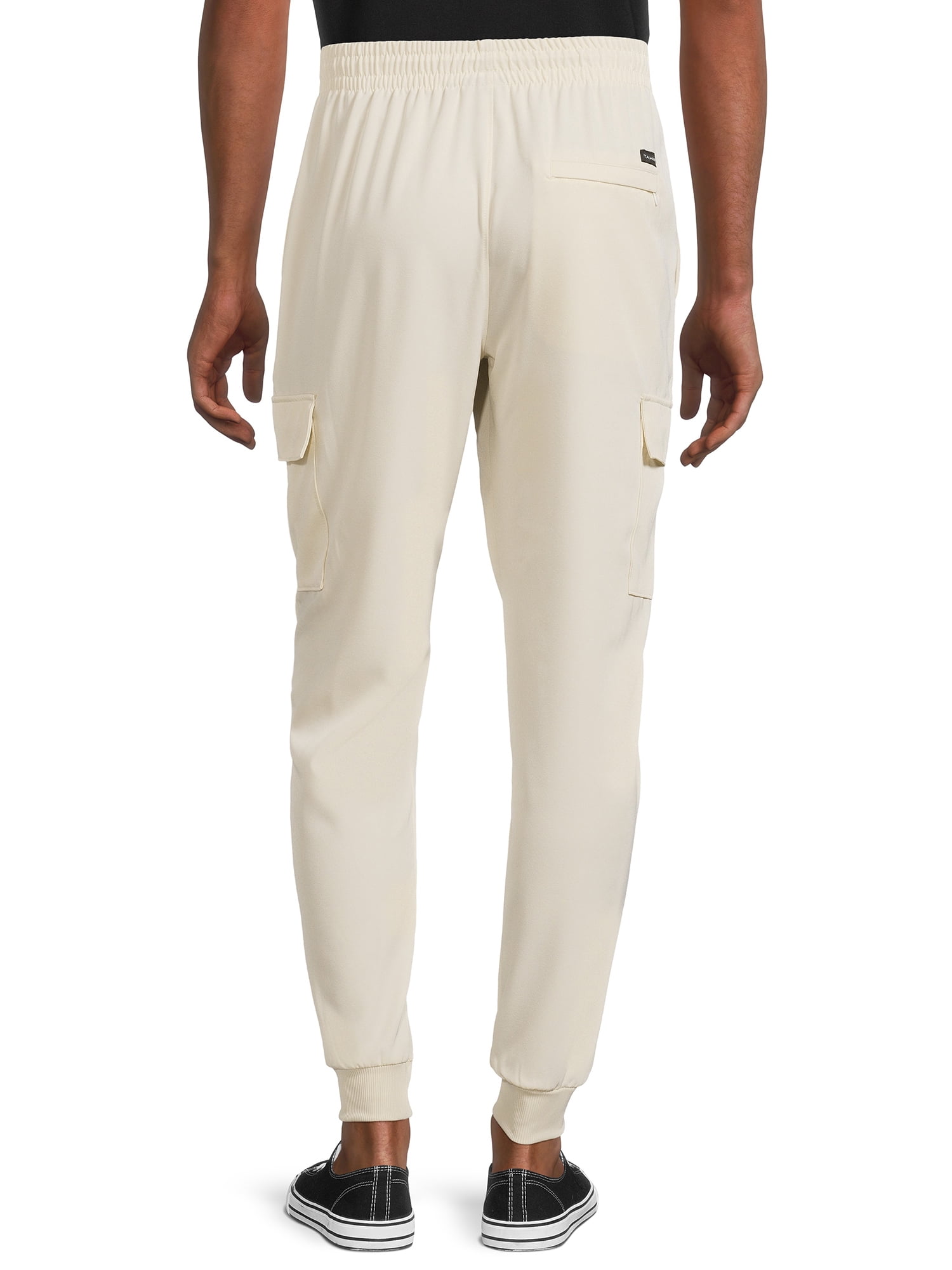 Tahari Men's Stretch Woven Cargo Joggers