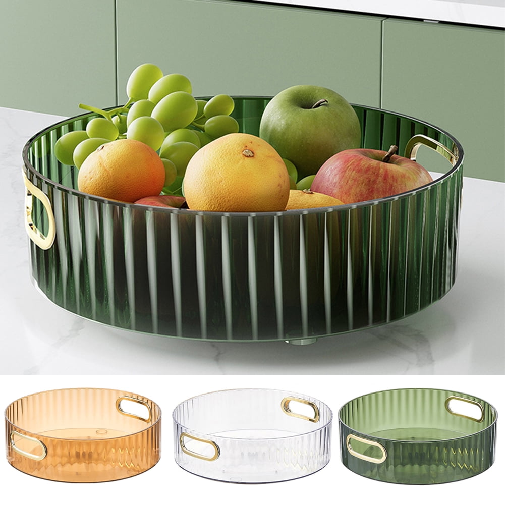 Lazy Turntable Makeup Perfume Organizer, 360 Degree Rotating Lazy Organizer, Perfume Tray for