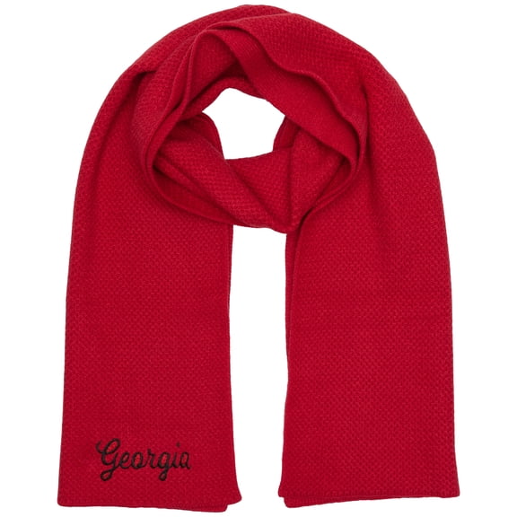 ZooZatz Red Georgia Bulldogs Fashion Knit Scarf