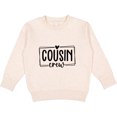 thumbnail image 2 of Inktastic Cousin Crew Toddler Sweatshirt, 2 of 4