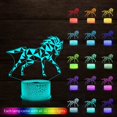 thumbnail image 4 of YSITIAN Horse Night Light ,Hourse Gifts, Anywin Horse 3D Night Light for Kids with Remote Control H1116-327, 4 of 8