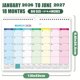 thumbnail image 2 of Calendario grande de doble espiral resistente, enero de 2026 - 2027, calendario minimalista de pared, 2 of 7