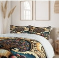thumbnail image 4 of Ambesonne Abstract Fantasy Duvet Cover Set, Psychic Nature Art, King, Pale Yellow and Multicolor, 4 of 6