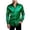 Green, variant on Men's Silk Satin Dress Shirts Long Sleeve Luxury Shiny Button Down Shirt Formal Casual Business Prom Party Wedding Shirts (Blue, XL)