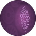 thumbnail image 1 of Ahgly Company Machine Washable Indoor Round Transitional Dark Orchid Purple Area Rugs, 7' Round, 1 of 7
