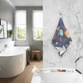 thumbnail image 2 of Yayeee 2 Pack Hand Towels for Bathroom 100% Cotton 16" x 28" Soft Absorbent Kitchen Towel, Red Jellyfish, 2 of 7