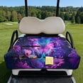 thumbnail image 2 of Yuyamidu Purple Butterfly Golf Cart Seat Covers Sunflowers Golf Cart Seat Towel Soft Club Car Seats Cushion with 4 Front Pockets Travel Sports Golf Cart Accessory, 2 of 8