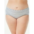 thumbnail image 3 of Joyspun Women's Infinite Comfort Stretch Boyshort Panties, 3-Pack, Sizes XS to 3XL, 3 of 3