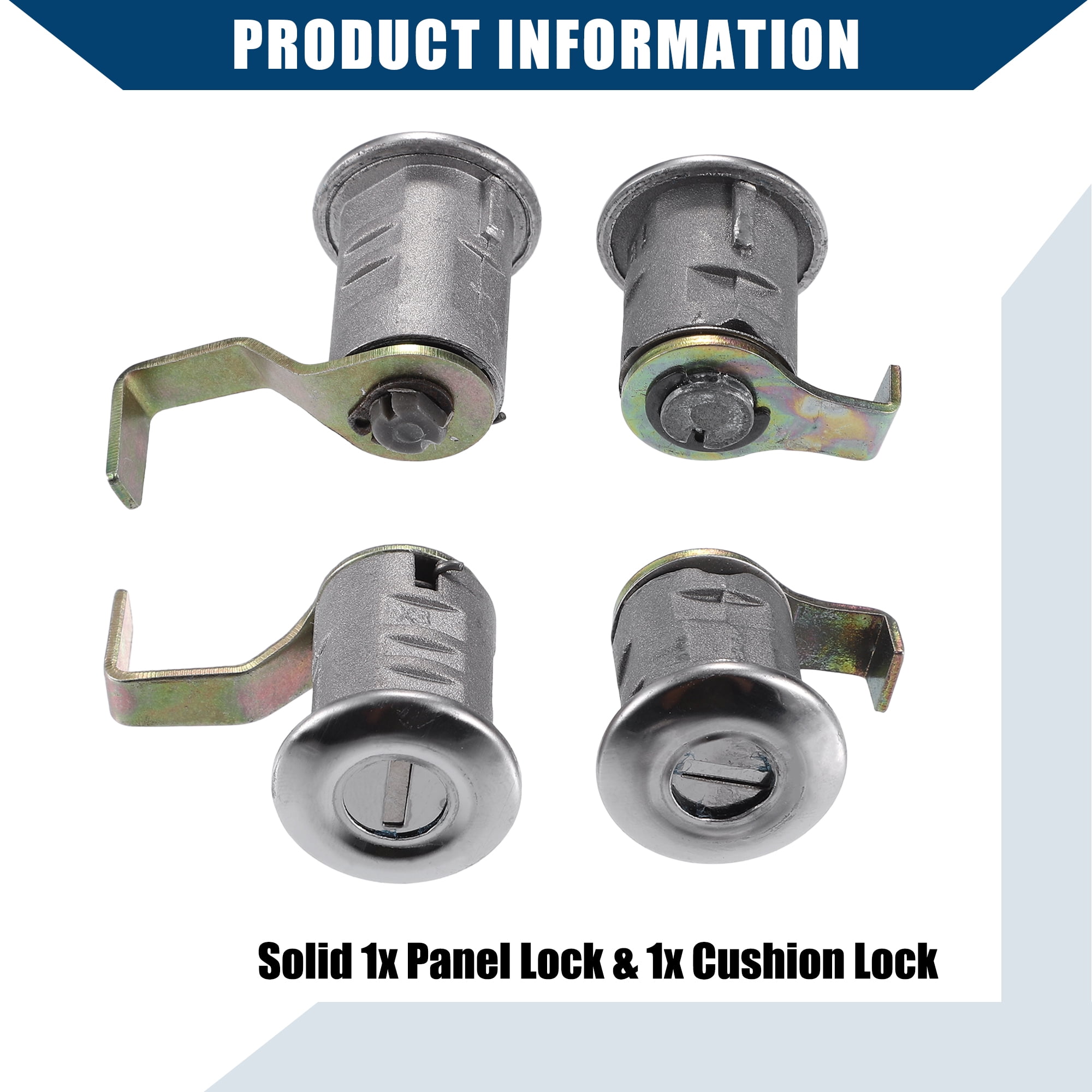 Unique Bargains Ignition Switch Lock Cylinder Panel Lock for GY6 49cc 50cc 125cc 150cc