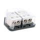 thumbnail image 4 of Bloque de distribución de energía para altavoces, divisor de potencia para vehículos recreativos, barcos y automóviles. Negro, 4 of 9