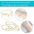 thumbnail image 4 of 64 Pieces Expandable Bangle Bracelets Adjustable Wire Bracelets, Stainless Steel Blank Bangles for DIY Jewelry Making, 4 of 5