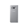 thumbnail image 2 of Funda abatible para Samsung Galaxy S8+ S-View con soporte, color plateado, 2 of 5