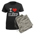 thumbnail image 5 of CafePress - I Love To Sleep Women's Dark Pajamas - Women's Short Sleeve Print T-Shirt and Pants Dark Cotton Pajama Set, 5 of 7
