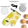thumbnail image 5 of ZNDUO Oven Mitts and Pot Holders Sets, Yellow Cartoon Lemon Pattern Non-Slip Cooking Oven Mitt, 5 of 8