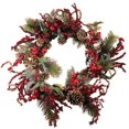 thumbnail image 1 of Nearly Natural 4838 Couronne de Baies Assorties 24 Pouces, 1 of 2