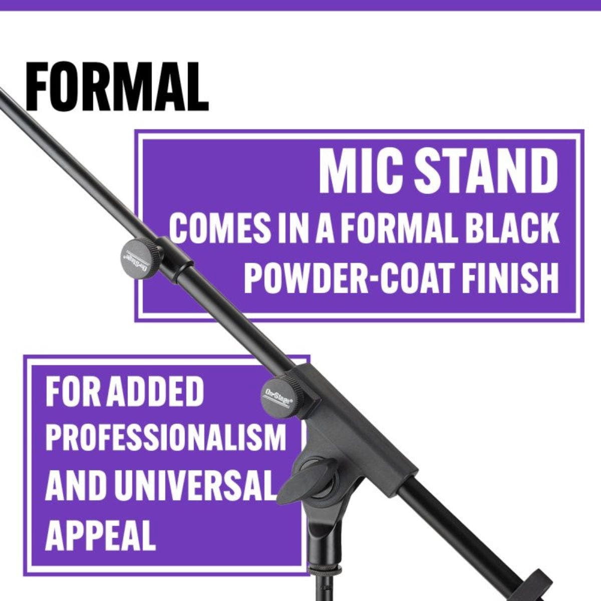 On-Stage MS500 Travel Microphone Stand