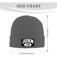 thumbnail image 3 of Beanies,John 3:16 Christian Faith Believer Jesus Beanie Hat for Women Men Knit Skull Cap Knitted Hat Slouchy Hat Black, 3 of 8