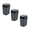 Grey, variant on Garbage Cans with Swing Top-Split Lids, 3 Pack | Small Trash Cans with Lids | Durable Plastic | Slim & Sturdy Trash Bins | Fingerprint Resistant | 1.25 Gallon / 5 qt / 5 L – Grey | Superio Brand
