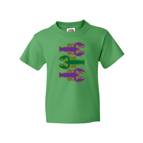 Inktastic Mardi Gras Celebration Funny Crawfish Youth T-Shirt