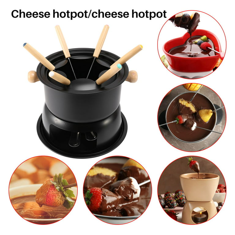 Compatible aveccrème glacée fromage au chocolat hot pot melting pot fondue  ensemble