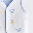 thumbnail image 4 of Gibobby Blusas De Niñas Chaleco transpirable de color sólido para niños pequeños de verano en lados Use un informal adecuado para 0 a 2 años （Azul， 12-18 Meses), 4 of 5