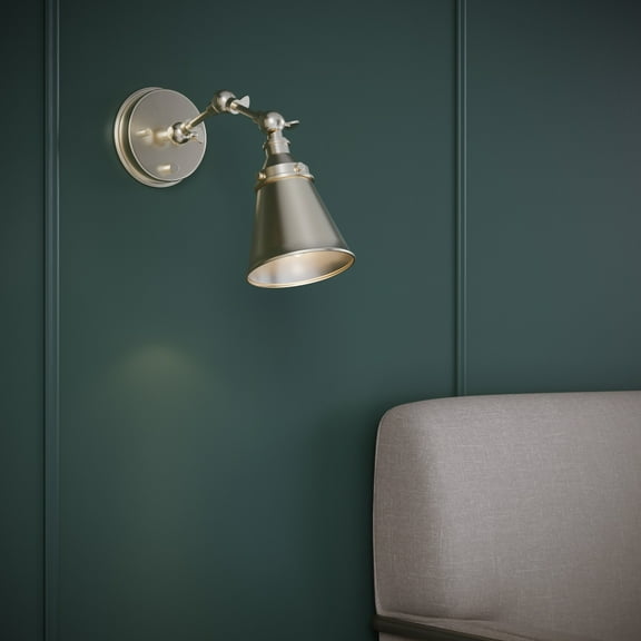 Millennium Lighting  Edith 1 Light Swing Arm Sconce Modern Gold