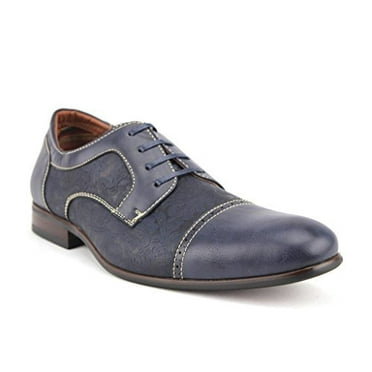Ferro Aldo Men's 19398L Floral Cap Toe Lace up Dress Shoes