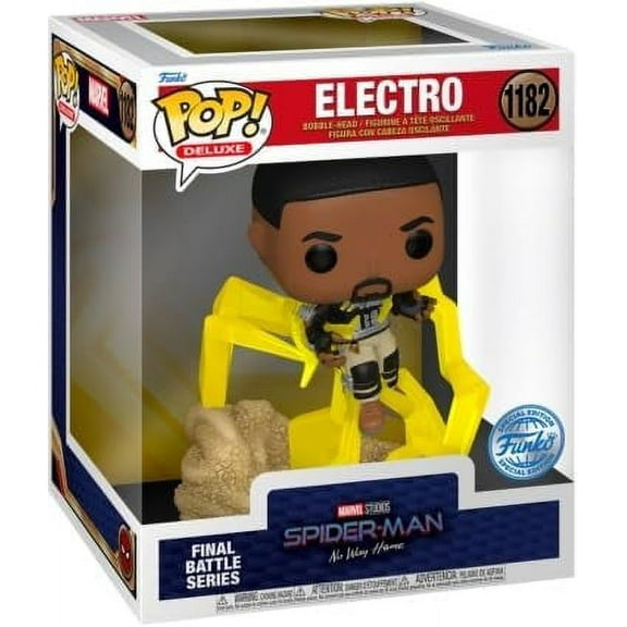 Funko Pop! Deluxe: Spider-Man: No Way Home - Electro Final Battle Series Build-A-Scene Special Edition Exclusive