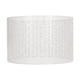 thumbnail image 1 of E27 E14 Clip-on Drum Lampshade Fir Leaf Shape Hollow Metal Decorative Cover for Table Lamp Wall Ceiling Light White, 1 of 4