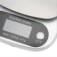 thumbnail image 2 of High precision kitchen scale, quick cleaning, LED display, blue backlight, for cooking, 2 of 4
