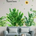 thumbnail image 4 of Vinyl Wall Decals, Easy To Apply Removable Wall Murals, Nordic Green Leaf Plants For Versatile Application Scenarios, 4 of 4