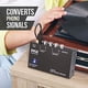 thumbnail image 3 of Pyle Phono Turntable Preamp - Mini preamplificador estéreo con batería de 9 V - Adaptador de corriente CC de 12 V - Entrada/salida RCA - Bajo ruido - Ideal para fonógrafo y vinilo - PP555, 3 of 5