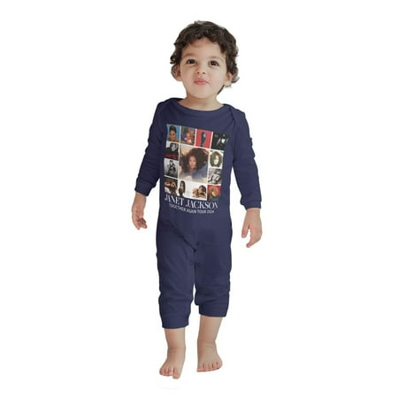 

Janet Jackson Baby Crawler Boy Girl Rompers Bodysuit Long Sleeve Jumpsuit Playsuit One Piece Outfit Clothes