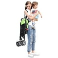 thumbnail image 4 of Costway Folding Lightweight Baby Toddler Umbrella Travel Stroller with Storage Basket Green, 4 of 10