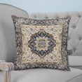 thumbnail image 4 of Pillow Covers 26x26 Set of 2, Vintage Boho Throw Pillow Covers Decorative Couch Cushion Cover, Rustic Southwestern Geometric Ethnic Microfiber Soft Square Pillowcases for Bedroom Living Room Sofa, 4 of 7
