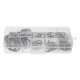thumbnail image 4 of Guías de caña de pescar 75 unids / 8 tamaños caña de pescar guías consejos piezas varilla reparación anillos de ojo de plata, 4 of 9