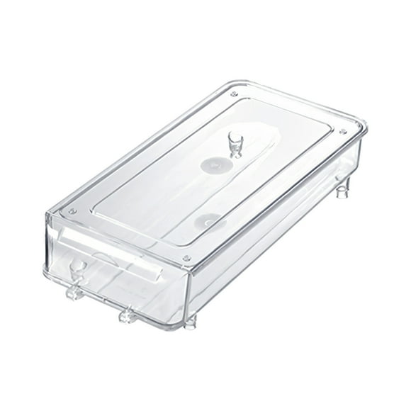 Kitchen Storage Rack, Slide Style Eggs Box Slide Style Eggs Roller Storage Rack Refrigerator Side Four Layer Antis Drop Eggs Collection Box