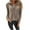 Brown, variant on Womens Oversized Long Sleeve T Shirts Oversized Sweaters Sweatshirt for Women New Solid Color V-neck Zipper Long Sleeved Knitted Sweater Top